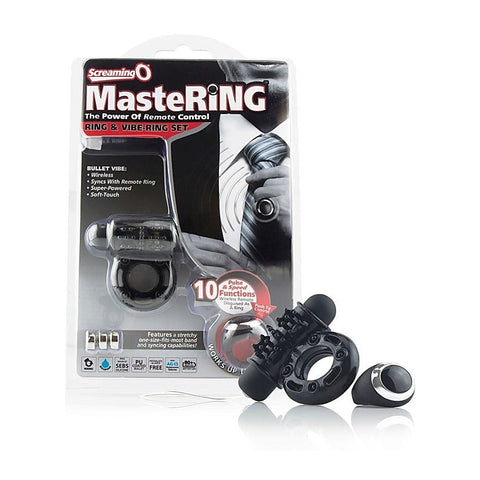 MasteCock Ring Cock Ring & Vibe-Cock Ring Set by Screaming O