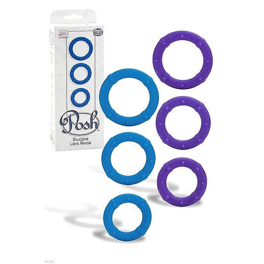 Posh Silicone Stretchy Cock Rings by California Exotics
