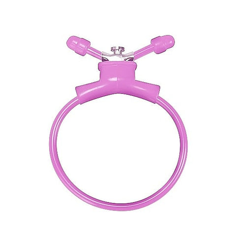 Adjustable Cock Ring in Pink by Shots Toys
