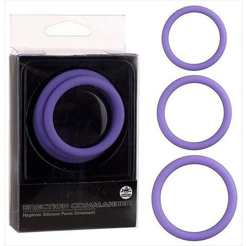Pleasure Prolonging Silicone Cock Ring Ensemble by NANMA