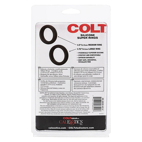 Colt Silicone Super Stretchy Cock Rings