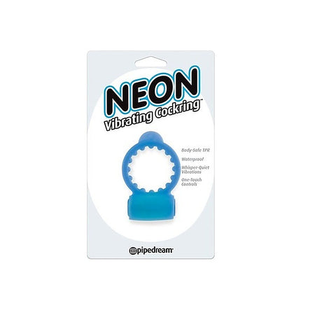 Neon Stretchy and Vibrating Cock Ring by Pipedream