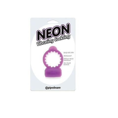 Neon Stretchy and Vibrating Cock Ring by Pipedream