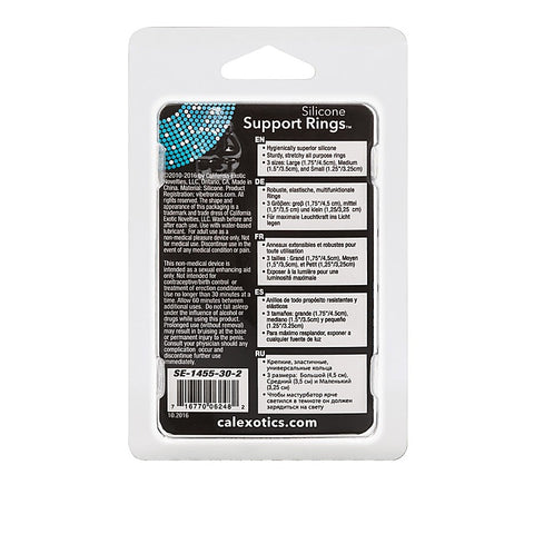 Silicone Support Stretchy Cock Rings Set