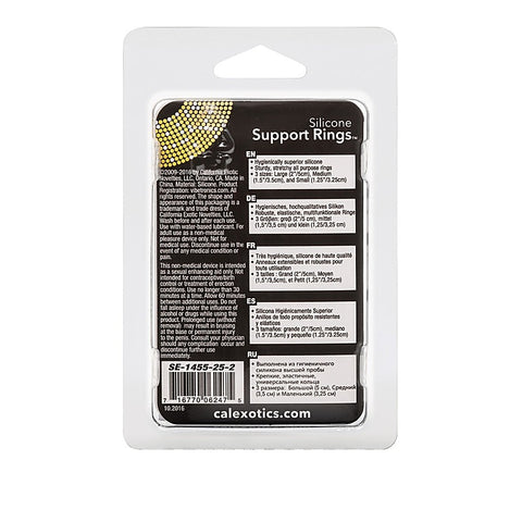 Silicone Support Stretchy Cock Rings Set
