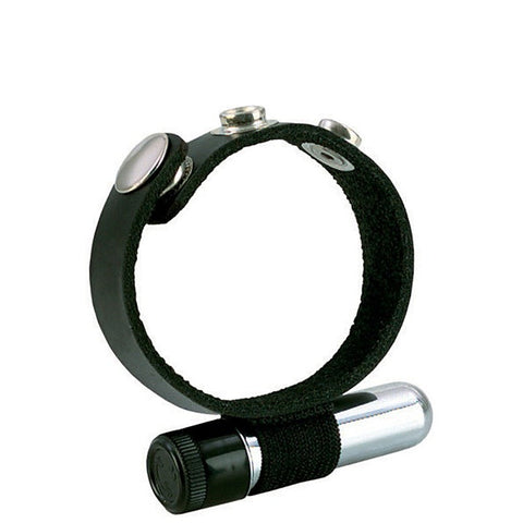 Colt Leather Vibrating Male Cock Ring by California Exotics