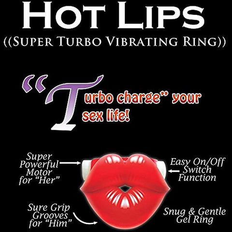 Hot Lips Vibrating Cock Ring by Hott Products