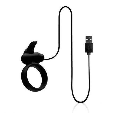 Buckle Up USB Silicone Rabbit Cockring by NANMA Corporation
