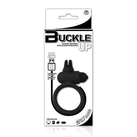 Buckle Up USB Silicone Rabbit Cockring by NANMA Corporation