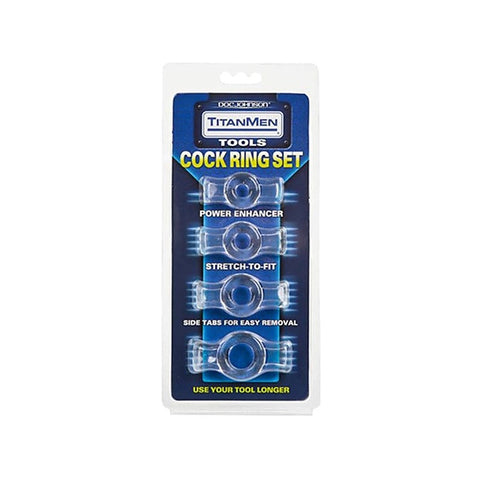 TitanMen Cock Ring Set by Doc Johnson