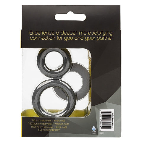 Link Up Ultra-Soft Ultimate Stretchy Male Cock Ring Set