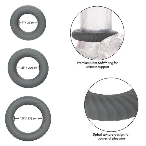 Link Up Ultra-Soft Ultimate Stretchy Male Cock Ring Set
