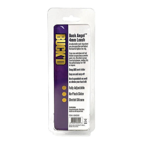 Buck'd 4mm Cock Leash by Perfect Fit