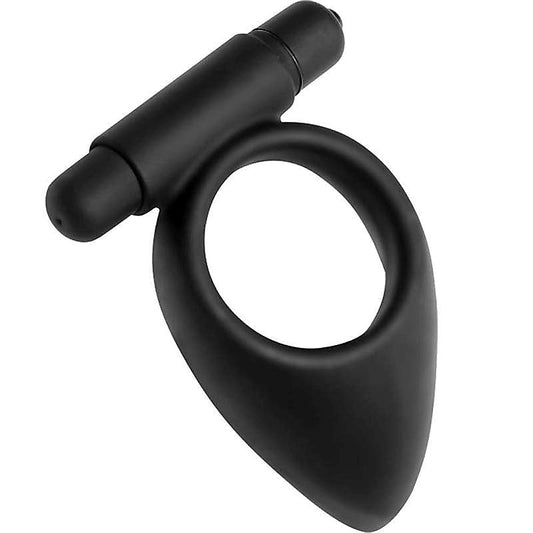 Vibro Silicone Cock Ring with Taint Teaser by XR Brands