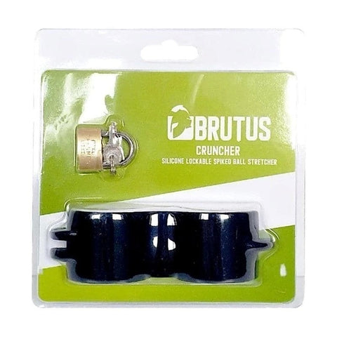 Cruncher Lockable Spiked Ball Stretcher by Brutus