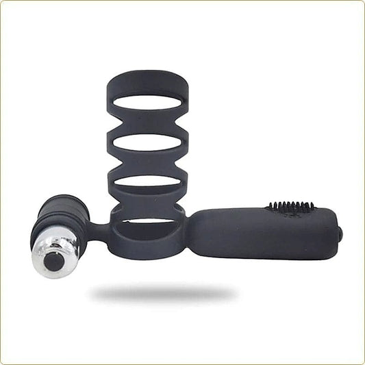 Double Motor Silicone Cock Ring by BDStyle