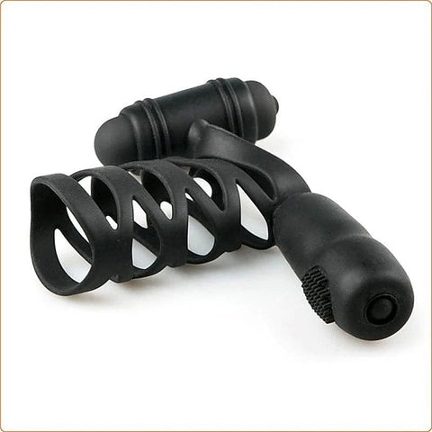 Double Motor Silicone Cock Ring by BDStyle