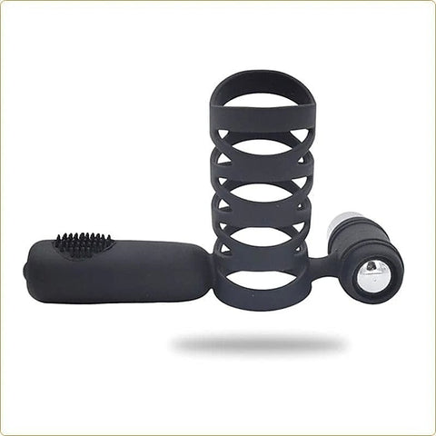 Double Motor Silicone Cock Ring by BDStyle