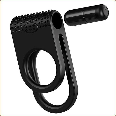 Twins Vibrator Erection Enhancer Cock Ring by BDStyle