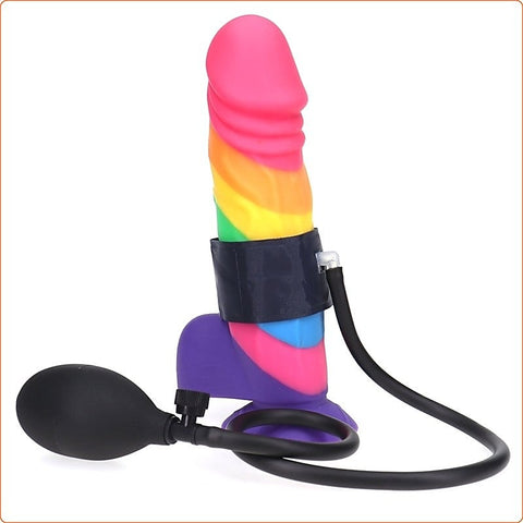 PRIDE Inflatable Strap Cock Ring by BDStyle
