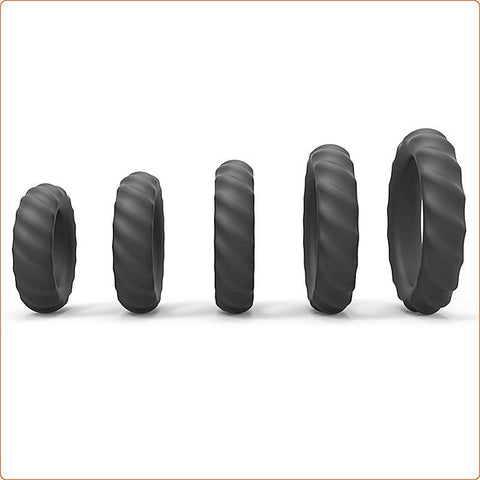 Silicone Penis Rings for Erection Enhancing by BDStyle
