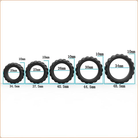 Silicone Penis Rings for Erection Enhancing by BDStyle