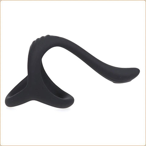 Silicone Triangle Penis Ring with Teasing Tail by BDStyle