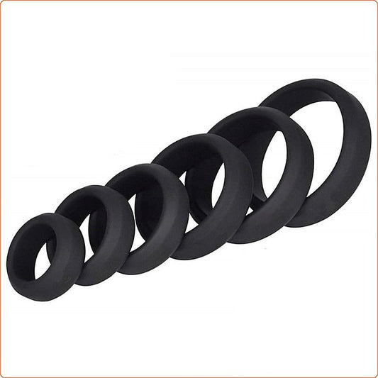 Silicone Cock Ring Set by BDStyle