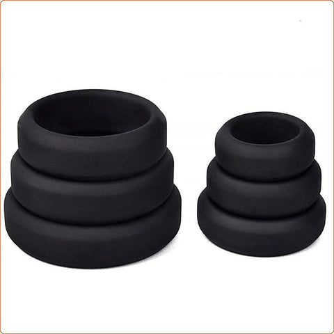 Silicone Cock Ring Set by BDStyle