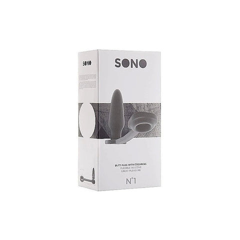 No 1 Butt Plug With Cock Ring by Sono