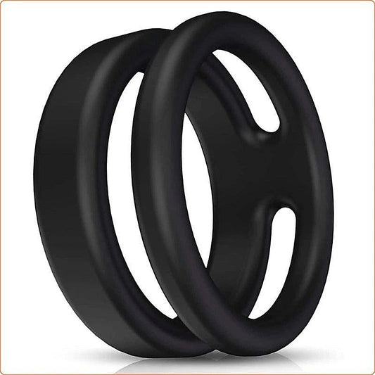 Silicone Dual Penis Ring by BDStyle