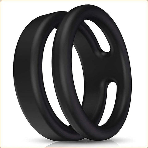Silicone Dual Penis Ring by BDStyle