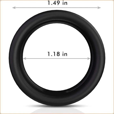 Silicone Dual Penis Ring by BDStyle