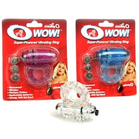 The O Wow Vibrating Cock Ring by Screaming O