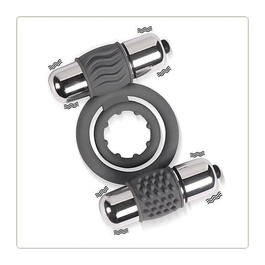 Double Bullet Cock Ring by BDStyle