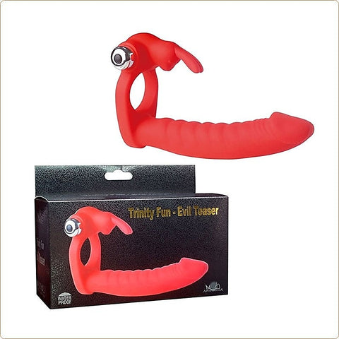 Trinity Fun Lover's Beads Vibrating Cock Ring by BDStyle