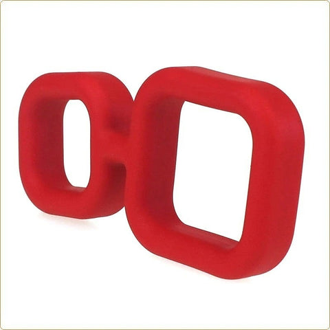 X-MEN Liquid Silicone Double Cock Ring by BDStyle