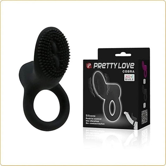 Pretty Love Cobra Silicone Cock Ring by Baile