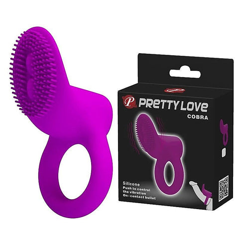 Pretty Love Cobra Silicone Cock Ring by Baile