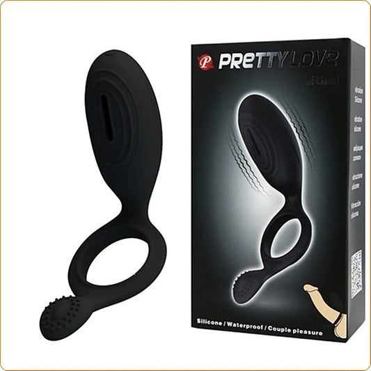 Prettylove Ethel Rechargeable Cock Ring by Baile