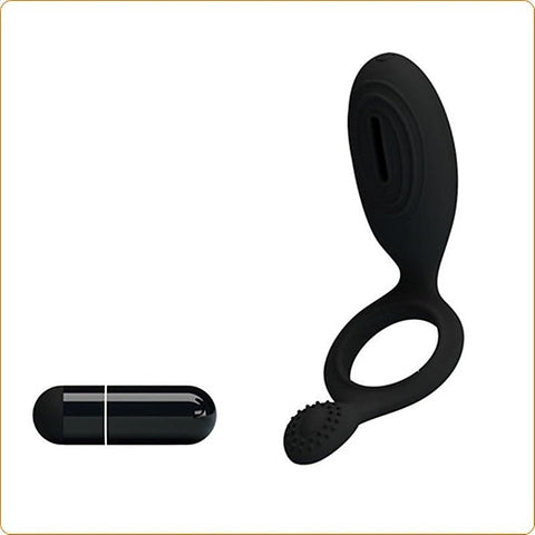 Prettylove Ethel Rechargeable Cock Ring by Baile