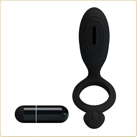 Prettylove Ethel Rechargeable Cock Ring by Baile