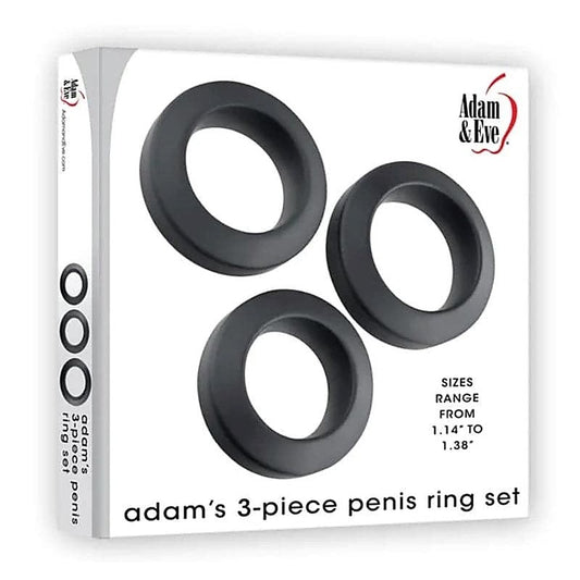 3-Piece Penis Ring Set by Adam & Eve