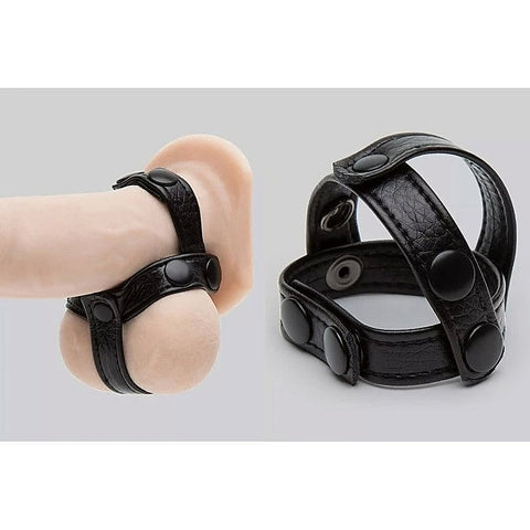Leather Vibe Cock Ring by Maxpassion
