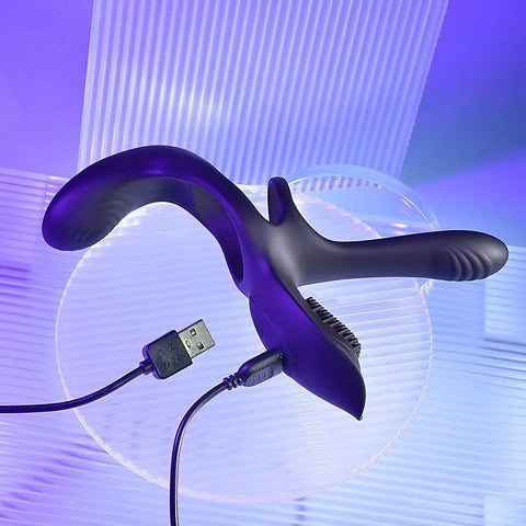 Playboy Pleasure The 3 Way Vibrating Men's Dick Cock Ring
