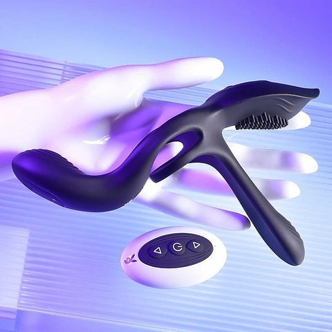 Playboy Pleasure The 3 Way Vibrating Men's Dick Cock Ring