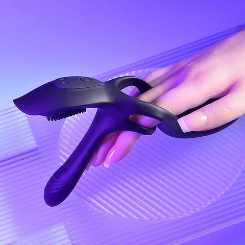 Playboy Pleasure The 3 Way Vibrating Men's Dick Cock Ring