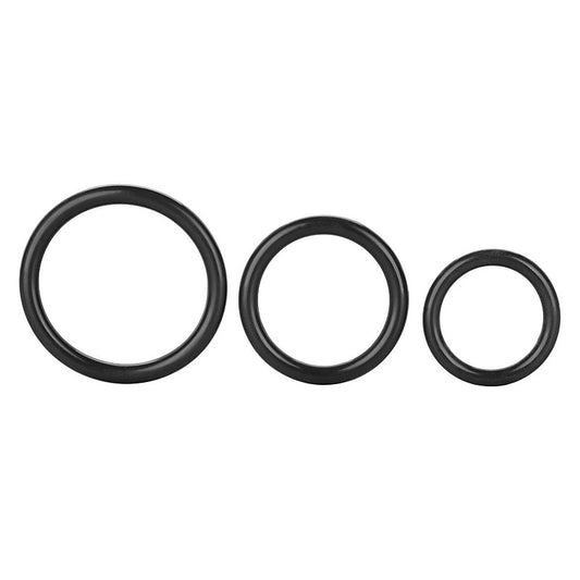 3 Piece Stretchy Men's Tri-Cock Rings by California Exotics