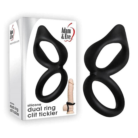 Silicone Dual C-Ring Clit Stimulator by Adam & Eve Sextoy