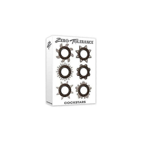Cockstars 6 Pack Cock Ring Set by Evolved